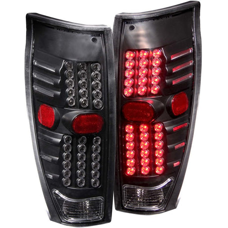 Feux arrière à LED ANZO 2002-2006 Chevrolet Avalanche Noir