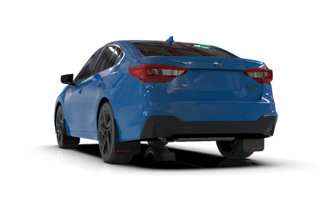 Bavette garde-boue Rally Armor 20-22 Subaru Legacy noire UR avec logo bleu