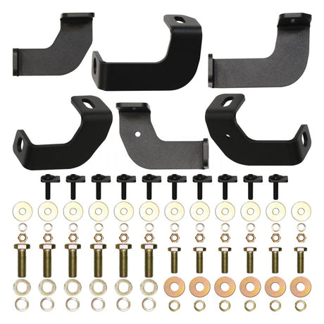 Glissières de toit Westin 18-23 pour Jeep Wrangler JL Unlimited 4 portes - Noir texturé