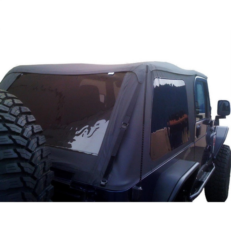 Jeep Wrangler (TJ) Rampage 1997-2006, kit de toit souple sans cadre LJ Unlimited - Black Diamond