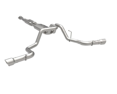 Échappement Kooks 2021+ Ford F150 2,7/3,5/5,0 L 3 pouces à double sortie latérale avec embouts polis