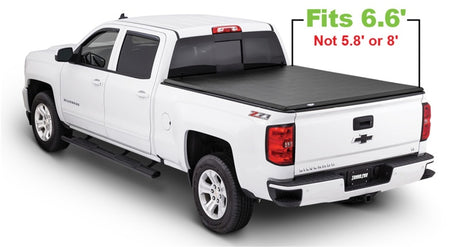 Couvre-caisse rigide pliable Fleetside de 6,6 pieds pour Chevy Silverado 3500 de Tonno Pro 15-19