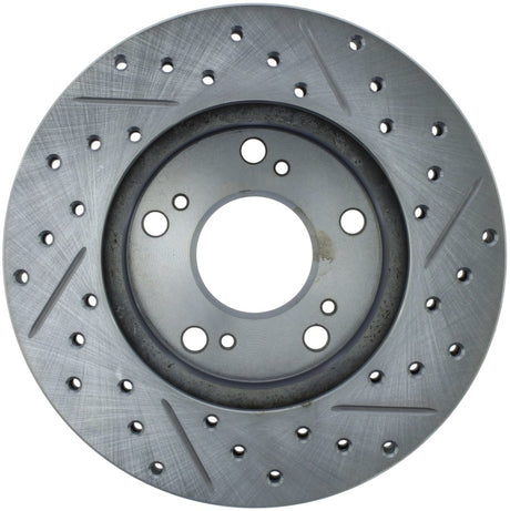 Rotor avant droit rainuré et percé StopTech Select Sport 06-11 Honda Civic DX/EX/LX