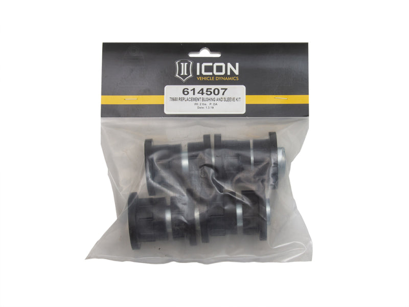 Kit de bagues et manchons de bras de suspension supérieur ICON 78650