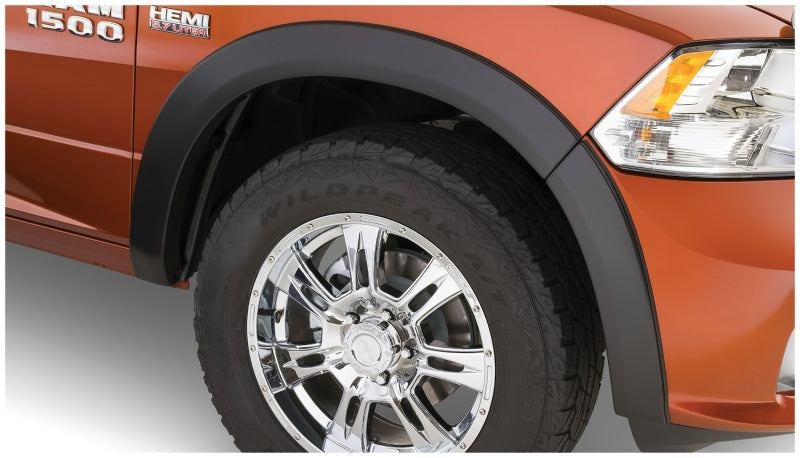 Élargisseurs de pare-chocs de style OE Bushwacker 10-18 Ram 1500 Fleetside 2 pièces - Noir
