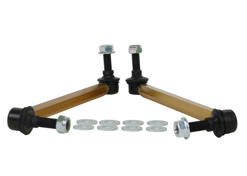 Barre stabilisatrice universelle Whiteline - Ensemble de liaisons à billes en acier réglables robustes de 330 mm à 355 mm