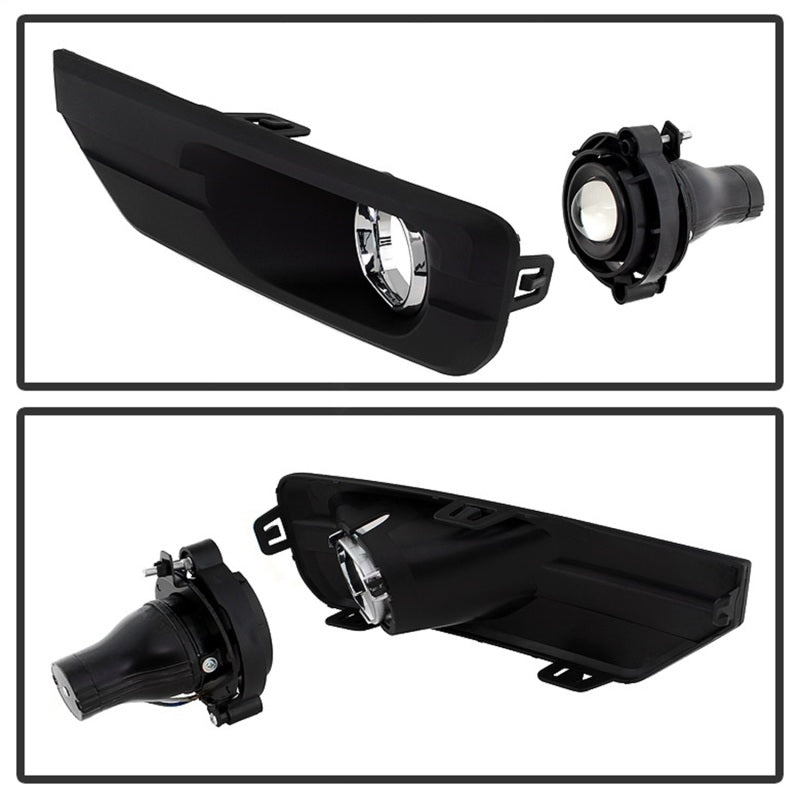 Feu antibrouillard OEM Spyder GMC Acadia 2013-2015 avec interrupteur universel - Transparent FL-GAC2013-C