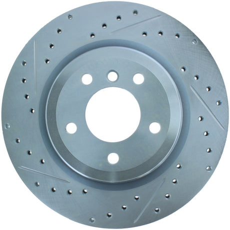 Disque de frein arrière droit ventilé, fendu et percé StopTech Select Sport 07-13 pour BMW 335i