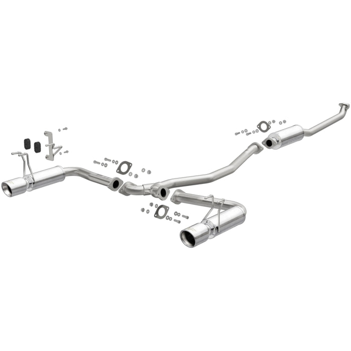 Échappement Cat-Back MagnaFlow 16-18 Honda Civic L4 2.0L Street Series avec embouts polis