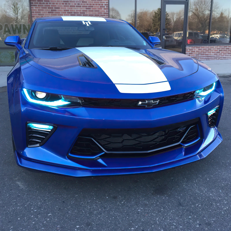 Kit de mise à niveau des phares DRL RVB + W Oracle 16-18 Chevy Camaro - ColorSHIFT avec commande BC1 VOIR LA GARANTIE