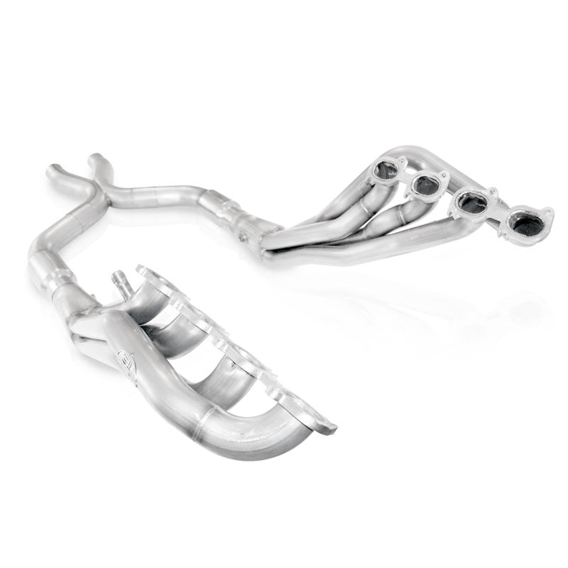 Collecteurs d'échappement Shelby GT500 2007-14 en acier inoxydable, primaires de 1-7/8 po, catalyseurs à haut débit, tuyau en X