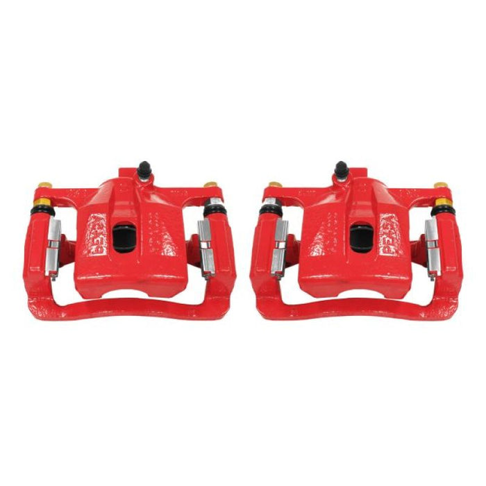 Power Stop 06-10 Hummer H3 Rear Red Calipers w/Brackets - Pair