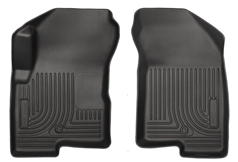 Revêtements de sol avant noirs Husky Liners 07-12 Dodge Caliber / 07-12 Jeep Compass WeatherBeater