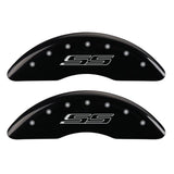 Couvre-étriers MGP 4 gravés avant et arrière Gen 5/SS finition noire argent ch