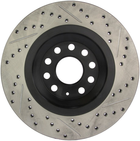 Rotor arrière droit fendu et percé StopTech 09 VW Passat CC / 06-09 Passat
