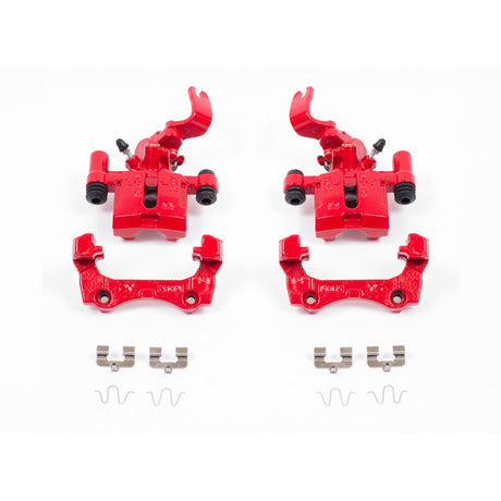 Étriers arrière rouges Power Stop 94-97 Mazda Miata avec supports - Paire