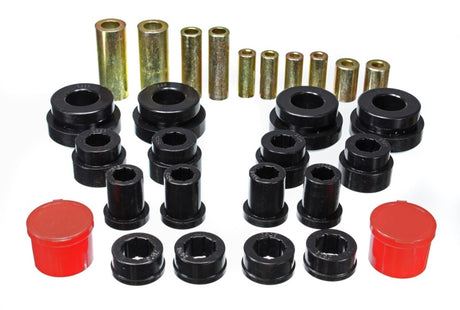 Ensemble de bagues de bras de suspension avant noires Energy Suspension 02-09 350Z / 03-07 Infiniti G35