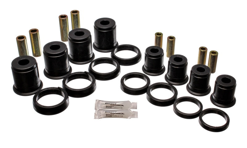 Bagues de bras de suspension avant noires pour Jeep Cherokee/Wagoneer/Comanche 2WD 84-01 Energy Suspension