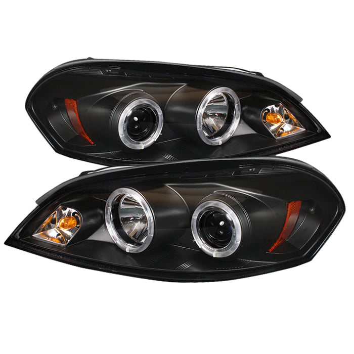 Phares de projecteur Spyder Chevy Impala 06-13 LED Halo LED Blk PRO-YD-CHIP06-HL-BK