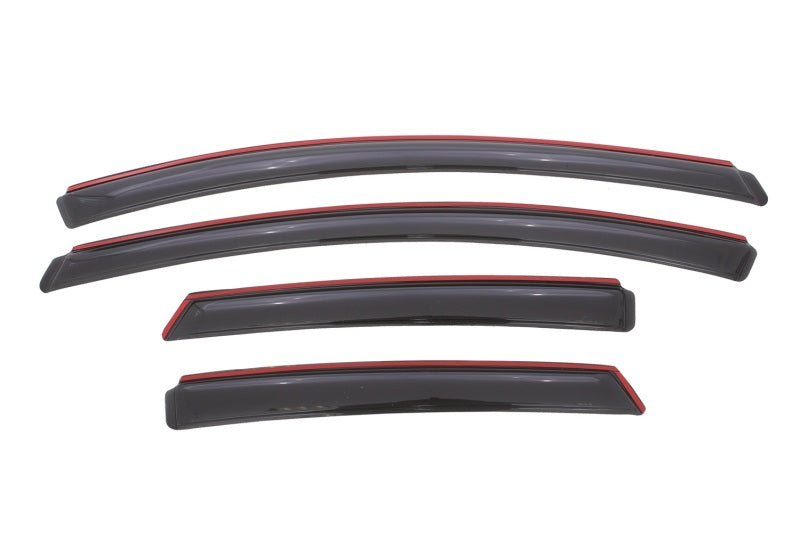 Déflecteurs de vitres avant et arrière AVS 12-18 Ford Focus Ventvisor 4 pièces - Fumé