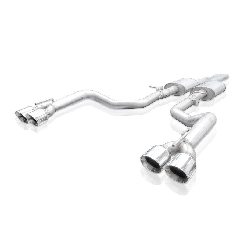 Dodge Challenger 15-19 6,2 L/6,4 L Hemi 3 po Redline Catback X-Pipe avec embouts quadruples de 4 po