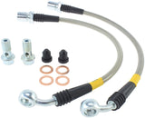 Conduites de frein arrière en acier inoxydable StopTech pour Supra 93-98
