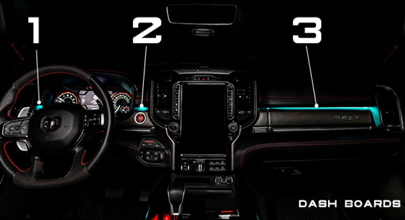 Kit de conversion d'éclairage ambiant intérieur complet Oracle 19-22 RAM ColorSHIFT RVB VOIR LA GARANTIE