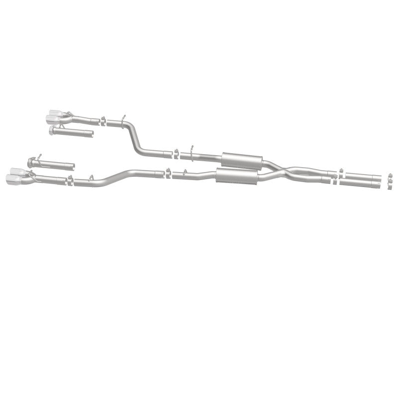 Cat-Back MagnaFlow, SS, 2,5 po, embout arrière divisé en quatre parties de 3,5 po, Dodge Challenger R/T 5,7 L 2015
