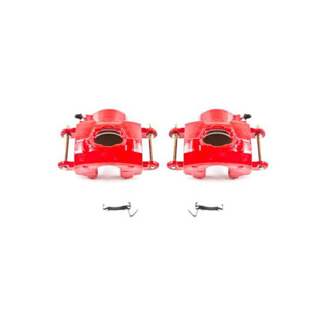 Étriers avant rouges Power Stop 94-96 Chevrolet Impala sans supports - Paire