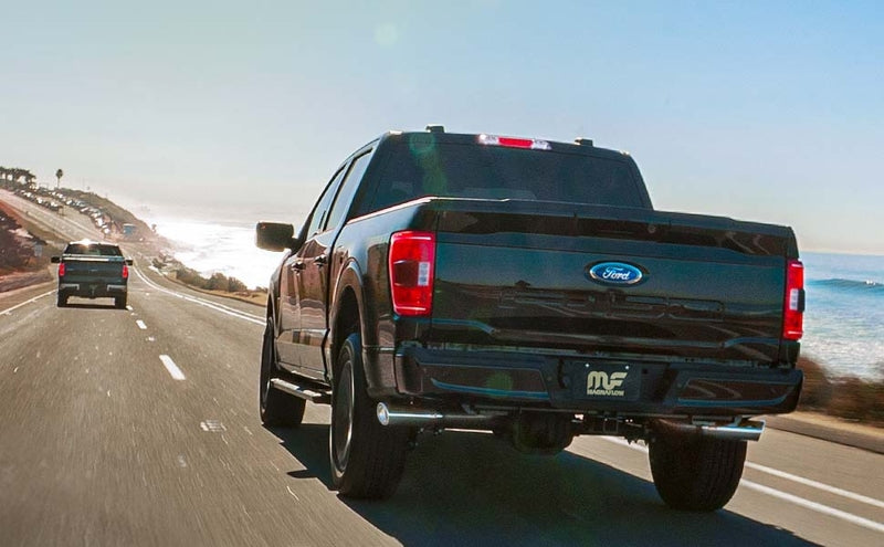 Échappement MagnaFlow 2021 Ford Bronco 2,3 L I-4 à essieu arrière avec sortie arrière à double division - Embouts noirs