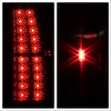Feux arrière à LED Spyder Chevy Suburban/GMC Yukon/Yukon Denali 07-14 Rouge transparent ALT-YD-CSUB07-LED-RC