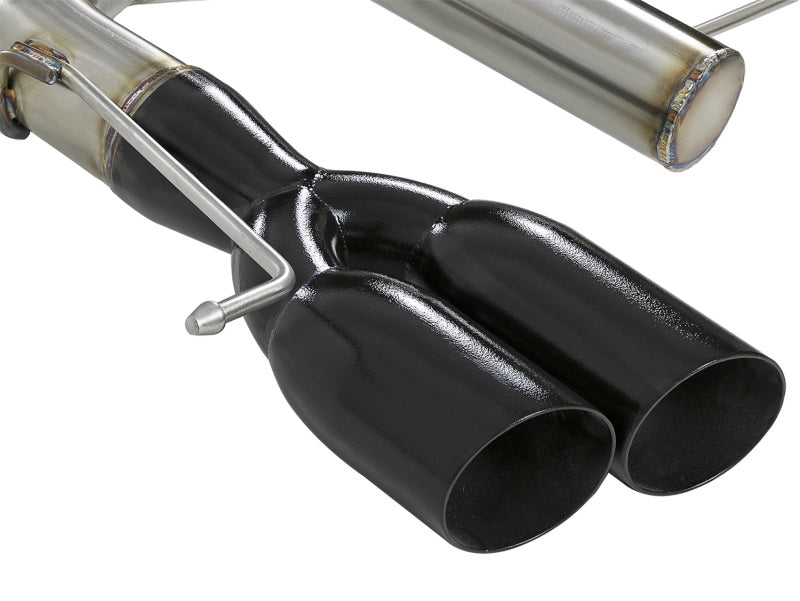 aFe MACHForce XP 08-13 BMW 135i L6-2.0L N54/N55 3in. 304 SS Axle-Back Exhaust w/Black Tips