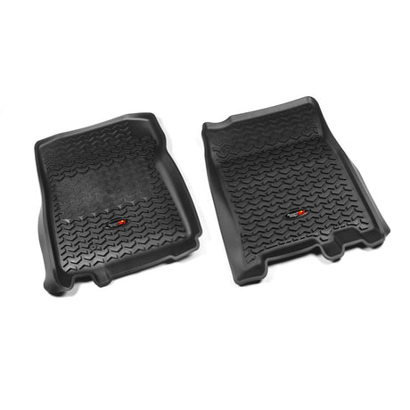 Revêtement de plancher avant Rugged Ridge noir pour Ford F-150 1997-2003, cabine standard/allongée