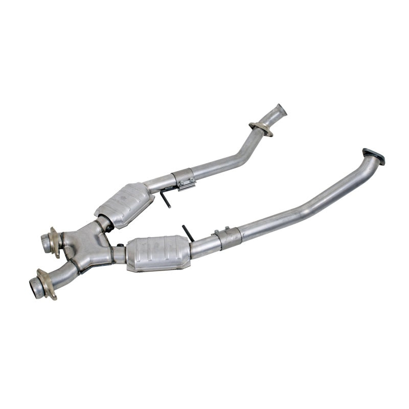 BBK 96-98 Mustang 4.6 GT High Flow X Pipe With Catalytic Converters - 2-1/2