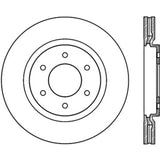 StopTech Power Slot 08-09 Infiniti QX4/QX56 / 07-09 Nissan Armada Right Front Slotted Cryo Rotor
