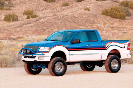 Système de performance Fabtech 04-08 Ford F150 4WD 6 pouces avec DLS 2,5 C/Os et DLS Rr