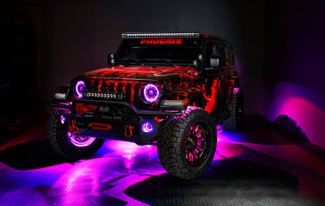 Phares projecteurs Oracle Oculus Bi-LED pour Jeep JL/Gladiator JT - ColorSHIFT 2 VOIR LA GARANTIE