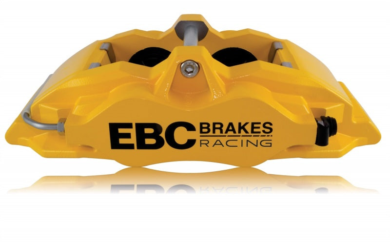 EBC Racing 05-11 Ford Focus ST (Mk2) Front Right Apollo-4 Yellow Caliper