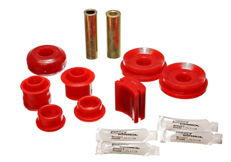 Bagues de bras de suspension supérieur arrière rouges pour Ford Mustang 05-07 Energy Suspension