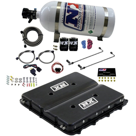 Kit Nitrous Express avec couvercle de compresseur Billet LT4 et bouteille de 10 lb