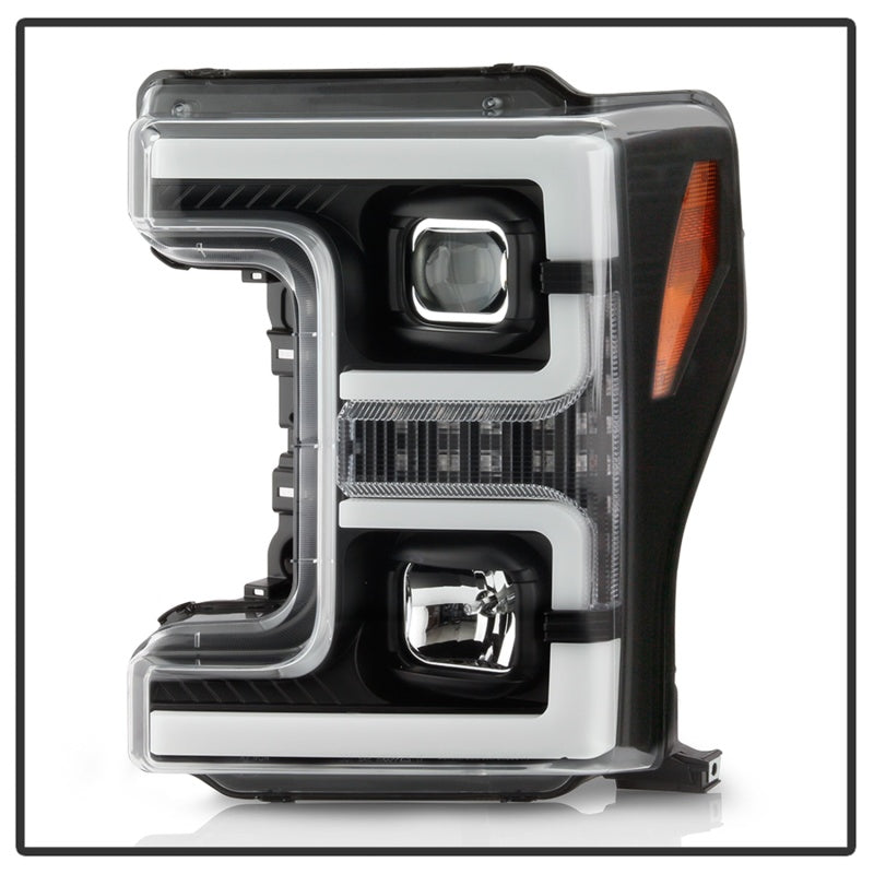Phares de projecteur Spyder Ford F-250/F-350/F450 Super Duty 17-18 Noir PRO-YD-FS17-SBSEQ-BK