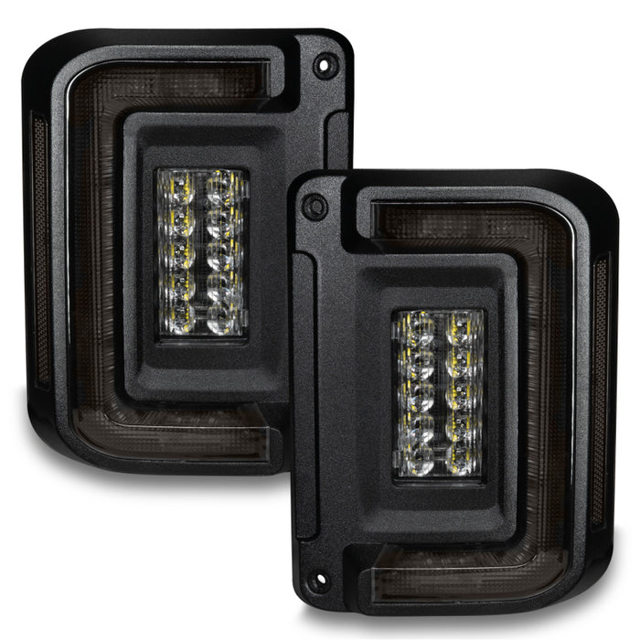 Feux arrière à LED encastrés Oracle 07-17 Jeep Wrangler JK - Teintés VOIR LA GARANTIE