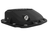 Couvercle de différentiel arrière aFe Pro Series noir avec ailettes 15-19 Ford F-150 (avec essieux arrière Super 8.8)