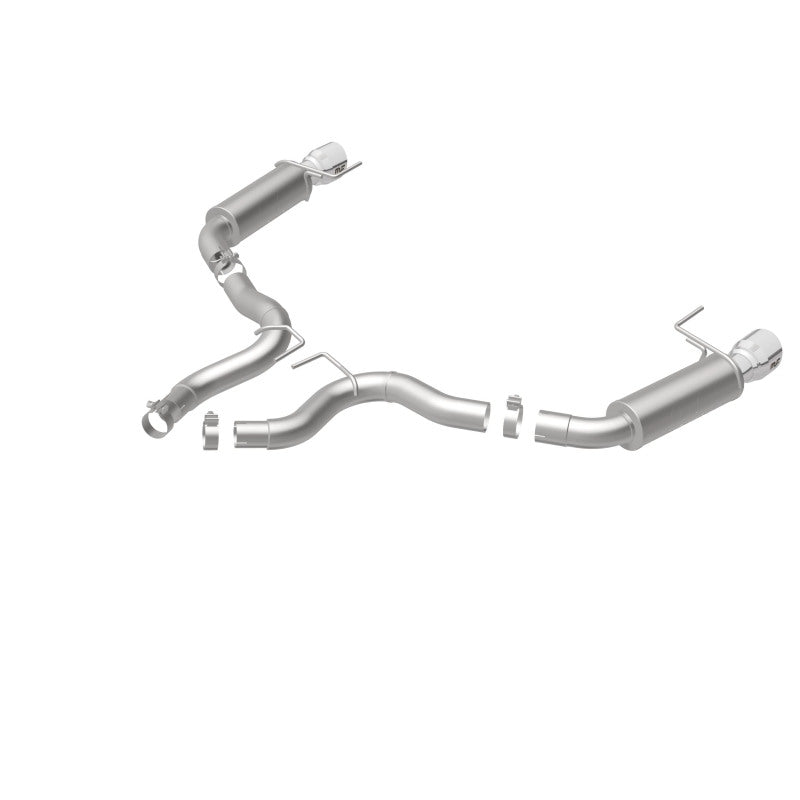 Essieu arrière MagnaFlow, SS, 3 po, compétition, embout poli double division de 4,5 po, Ford Mustang GT V8 5.0 2015