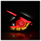 Feux arrière à LED Spyder 16-19 Honda Civic 4 portes - Noir - ALT-YD-HC164D-LB-BK