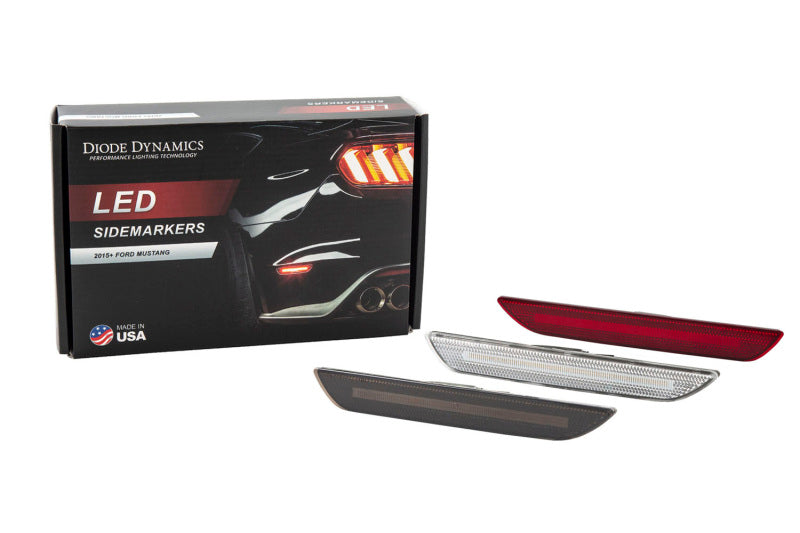 Feux de position latéraux à LED Diode Dynamics 15-21 EU/AU Ford Mustang - Fumés (paire)