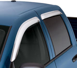 Déflecteurs de vitres avant et arrière AVS 99-16 Ford F-250 Super Duty Supercrew Ventvisor 4 pièces - Chrome