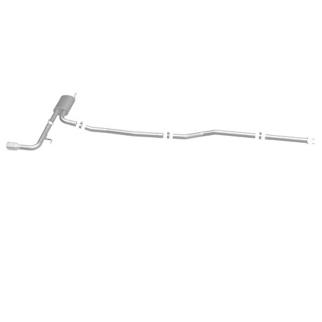 Catback MagnaFlow, SS, 2,5 po, Street, passage simple en ligne droite. Embout poli de 4 po, Ford Fusion 2,5 L 2015