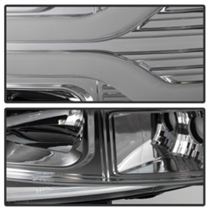 Phares de projecteur Spyder Chevy Silverado 1500 07-13 Version 3 - Chrome PRO-YD-CS07V3-LBDRL-C