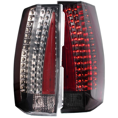 Feux arrière à LED ANZO 2007-2014 Chevrolet Suburban Fumés - Look Escalade